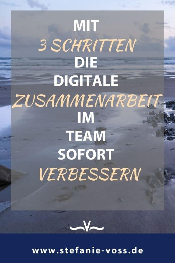 Mit 3 Schritten die digitale Zusammenarbeit im Team sofort verbessern - Videoblog von Stefanie Voss
