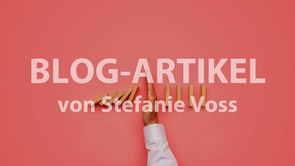 Nein sagen lernen - Blogartikel von Stefanie Voss