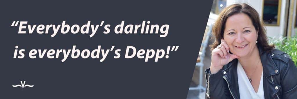 Stefanie Voss Keynote VUCA. Everybody's darling is everybody Depp.
