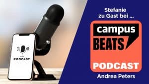 Stefanie Voss zu Gast bei campus BEATS und Andrea Peters