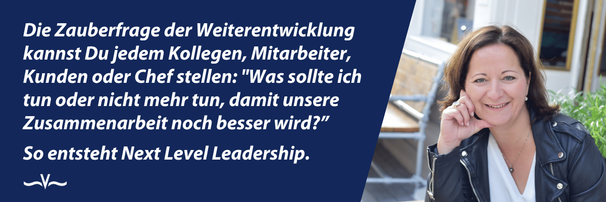 Next Level Leadership Coaching von Stefanie, die Zauberfrage